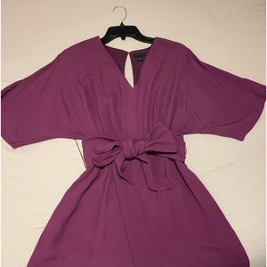 Ann Taylor Plum jumpsuit size 4